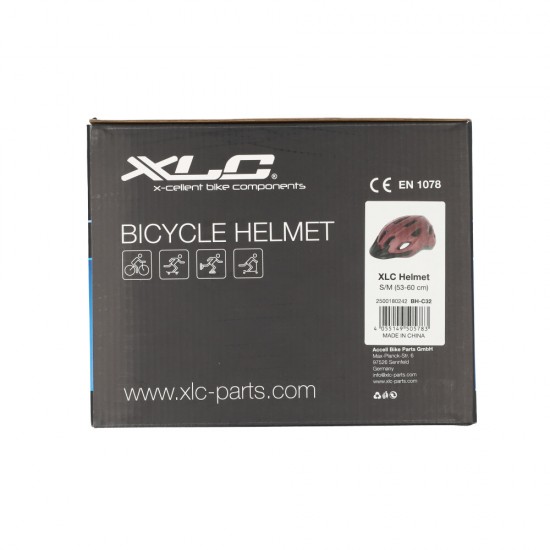 Fietshelm XLC BH-C32 - Berry/Grey S/M 