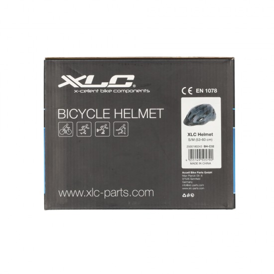 Fietshelm XLC BH-C32 - Black/Grey S/M 