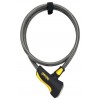 Kabelslot OnGuard Akita - 185cm x 12mm Grijs 