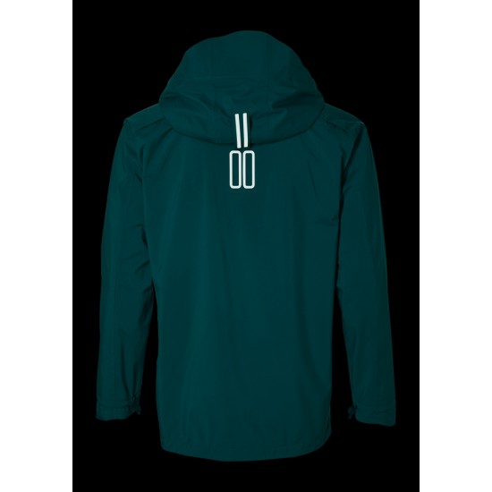 Regenjas Basil Skane - Heren Teal Green