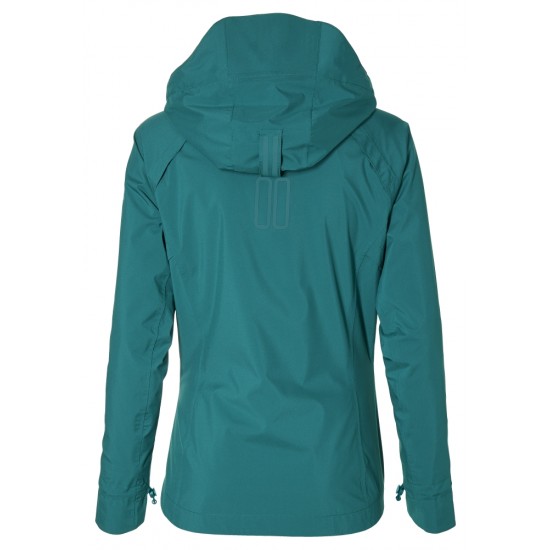 Regenjas Basil Skane - Dames Teal Green