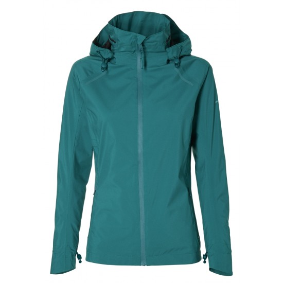 Regenjas Basil Skane - Dames Teal Green