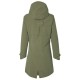 Regenjas Basil Mosse Parka - Dames Olive Green