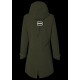 Regenjas Basil Mosse Parka - Dames Olive Green
