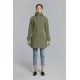 Regenjas Basil Mosse Parka - Dames Olive Green