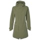 Regenjas Basil Mosse Parka - Dames Olive Green