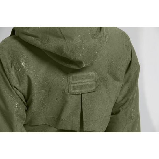 Regenjas Basil Mosse Parka - Dames Olive Green