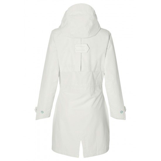 Regenjas Basil Mosse Parka - Dames Snow White