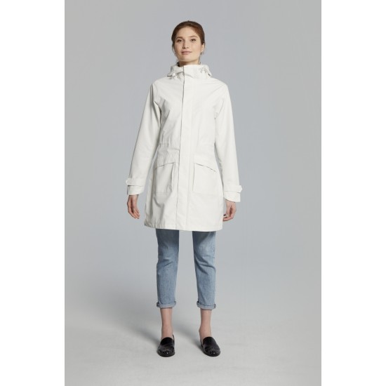 Regenjas Basil Mosse Parka - Dames Snow White