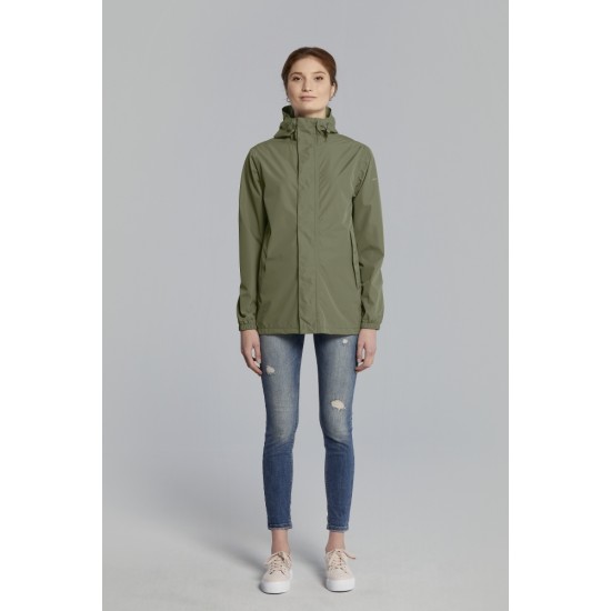 Regenjas Basil Hoga - Olive Green
