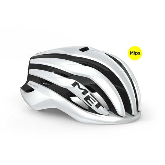 Fietshelm MET Trenta MIPS - White/Black
