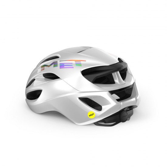 Fietshelm MET Rivale MIPS - White Holographic
