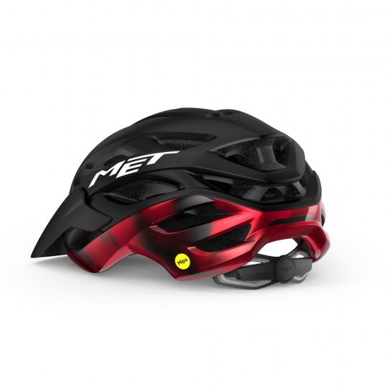 Fietshelm MET Veleno MIPS - Black/Red