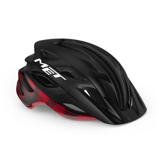 Fietshelm MET Veleno MIPS - Black/Red