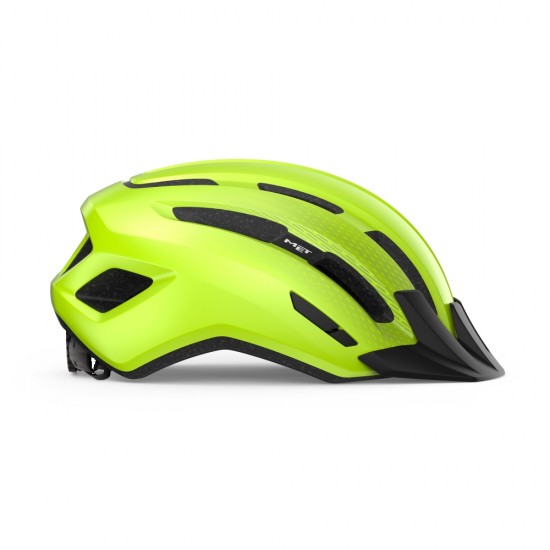 Fietshelm MET Downtown - Fluor Yellow