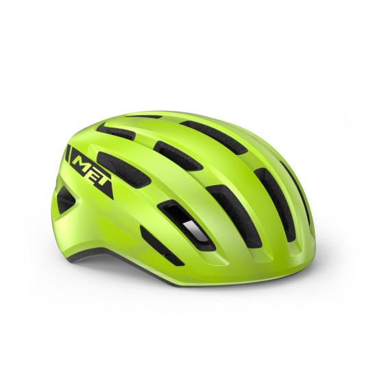 Fietshelm MET Miles - Fluor Yellow