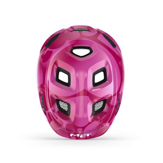 Fietshelm MET Hooray - Pink Hearts