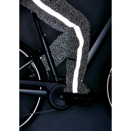 Regenbroek Basil Skane HiVis - Dames Jet Black