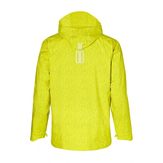 Regenjas Basil Skane HiVis - Heren Neon Yellow