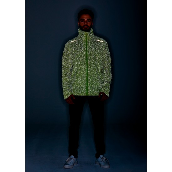 Regenjas Basil Skane HiVis - Heren Neon Yellow