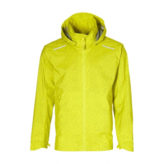 Regenjas Basil Skane HiVis - Heren Neon Yellow