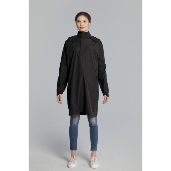 Regenponcho Basil Mosse - Jet Black