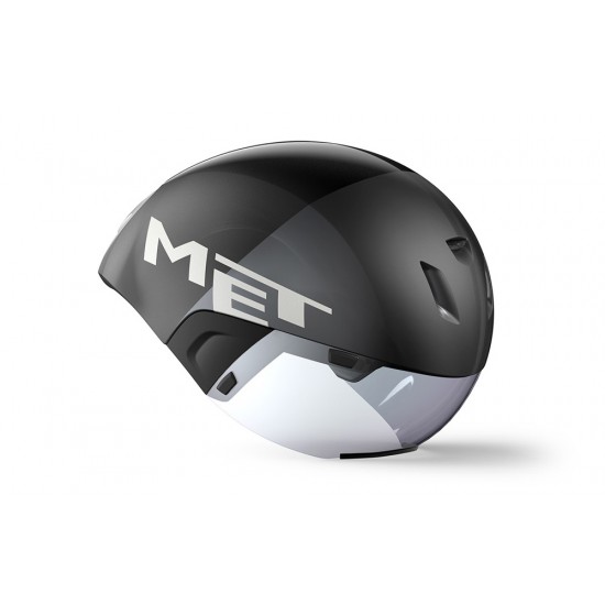 Fietshelm MET Codatronca - Black/Silver