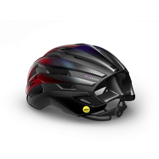 Fietshelm MET Trenta 3K Carbon MIPS - Red Iridescent