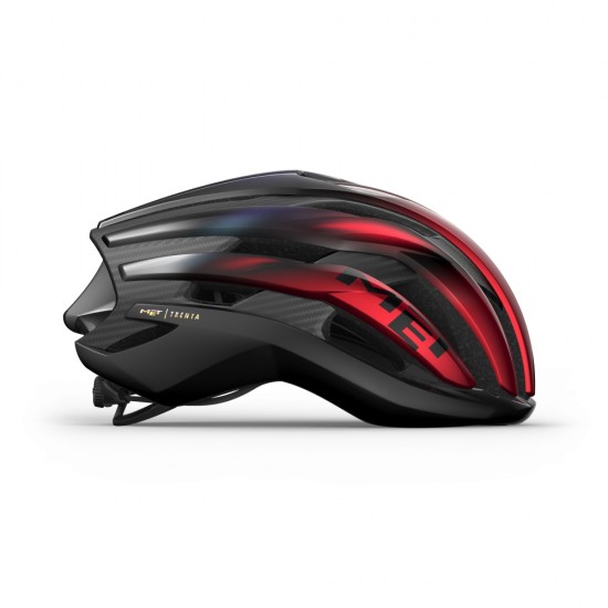 Fietshelm MET Trenta 3K Carbon MIPS - Red Iridescent