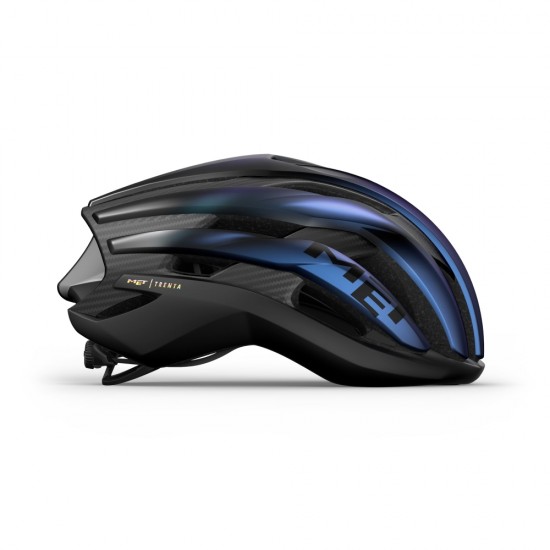 Fietshelm MET Trenta 3K Carbon MIPS - Blue Iridescent