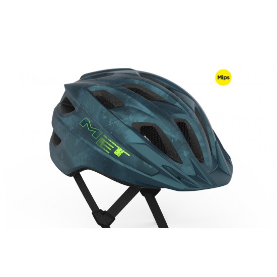 Fietshelm MET Crackerjack MIPS - Petrol Unisize 