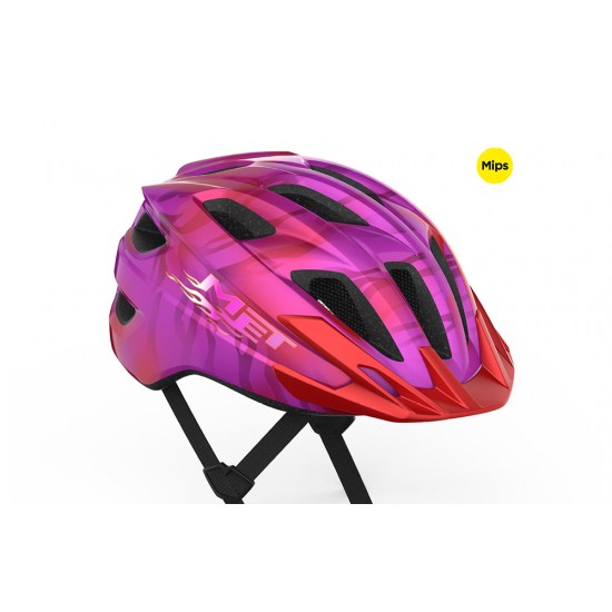 Fietshelm MET Crackerjack MIPS - Pink Unisize 