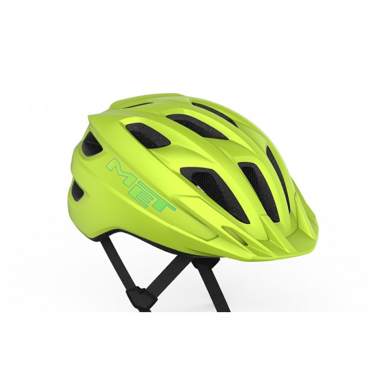 Fietshelm MET Crackerjack - Lime Unisize 