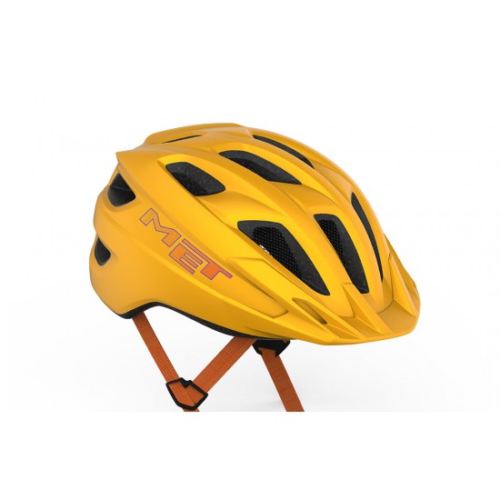 Fietshelm MET Crackerjack - Orange Matt Unisize 