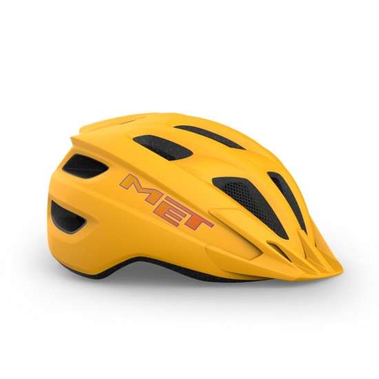 Fietshelm MET Crackerjack - Orange Matt Unisize 