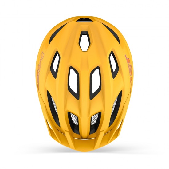 Fietshelm MET Crackerjack - Orange Matt Unisize 