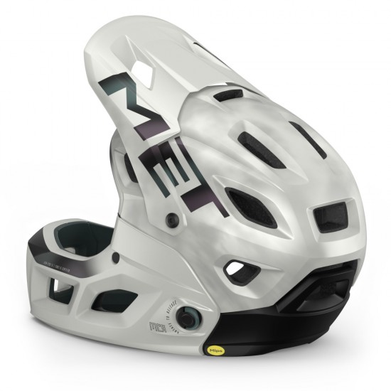 Fietshelm MET Parachute MCR MIPS - White Iridescent