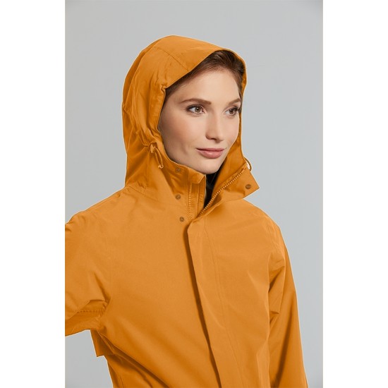 Regenjas Basil Mosse Parka - Dames Golden Brown