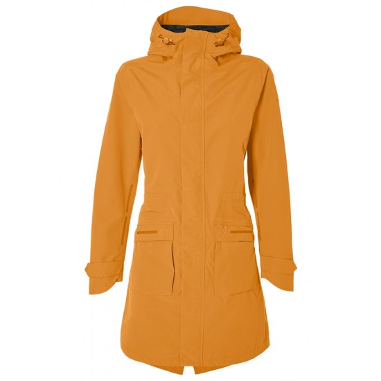 Regenjas Basil Mosse Parka - Dames Golden Brown