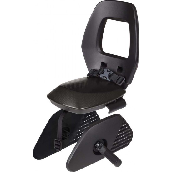 Achterzitje Bobike One Junior - Dragerbevestiging Black/Dark Brown 