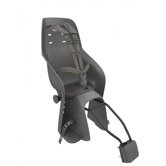 Achterzitje Urban Iki U-me - Framebevestiging Suzume Grey/Kuriiro Brown 