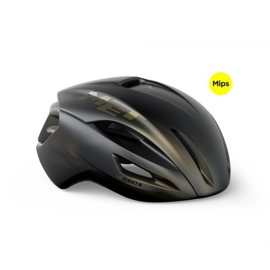 Fietshelm MET Manta MIPS Tadej Pogacar - Black