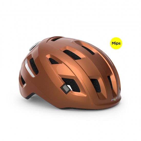 Fietshelm MET E-Mob MIPS - Copper