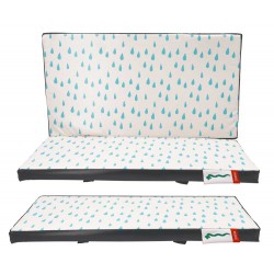 Babboe Kussenset Babboe Big - Zingy Zebra 