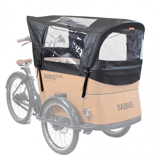 Babboe Regentent Babboe Curve - Docril Rood Set 