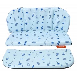 Babboe Kussenset Babboe Curve - Zingy Zebra 