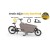 Gratis aaccessories pakket (regentent, GPS-trakker en ART-2 kettingslot) 