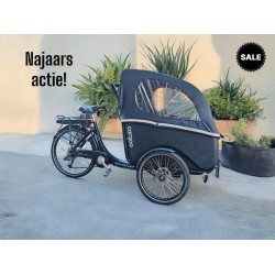 Elekterische Winther Cargoo Bakfiets met toebehoren