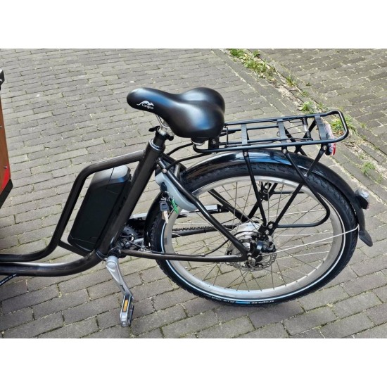 Elektrische Cangoo Easy hondenbakfiets met toebehoren