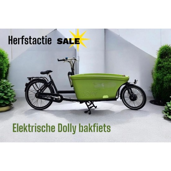 Elektrische Dolly bakfiets met toebehoren